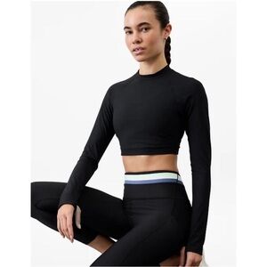 Athleta Crosstrain Ultra Crop Top black